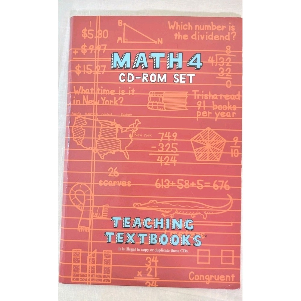 Teaching Textbooks Math 4 CD-ROM Self Grading